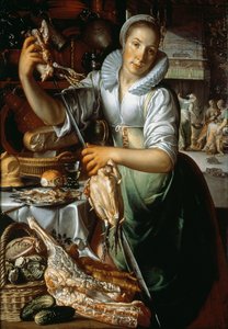 Pokojówka kuchenna (z Chrystusem, Marią i Martą) ok. 1620-25